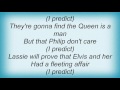 Sparks - I Predict Lyrics