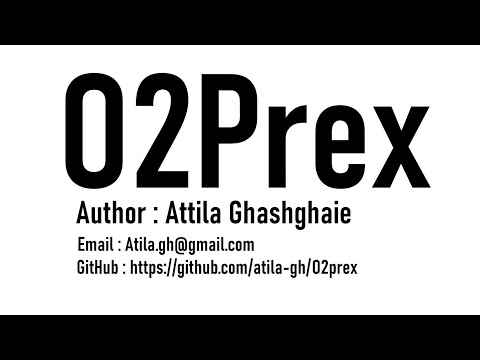 Watch the O²Prex introduction video