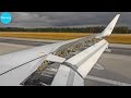 Lufthansa A320-200SL "Pefect Wing-View" Landing in Frankfurt!