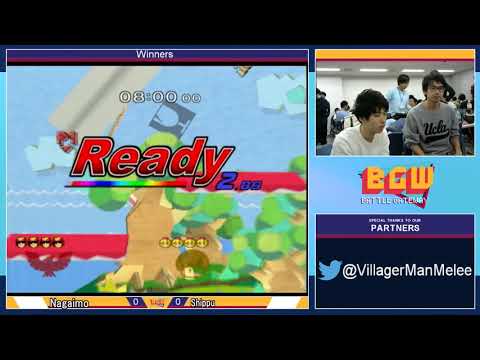BGW18 SSBM - Nagaimo (C.Falcon) Vs. Shippu (Peach) Smash Melee Winners Quarters