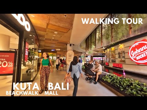Walking Tour Beachwalk Mall Kuta Bali | The Iconic Shopping Center in Kuta Legian Bali Today 2024