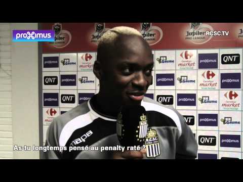 Neeskens Kebano après R.Charleroi S.C - Royal Mouscron-Péruwelz