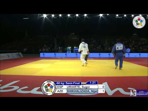 Judo 2013 Grand Prix Abu Dhabi: Uriarte (ESP) - Shikhalizada (AZE) [-66kg] semi-final
