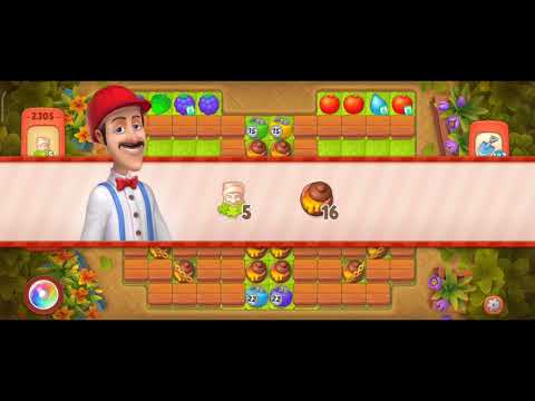 Gardenscapes Level 2305 Walkthrough "No Boosters Used"