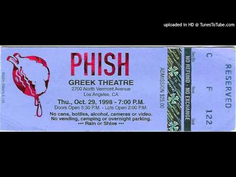 Phish 10-29-98 Greek Theatre LA, CA