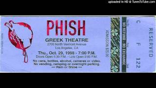 Phish 10-29-98 Greek Theatre LA, CA