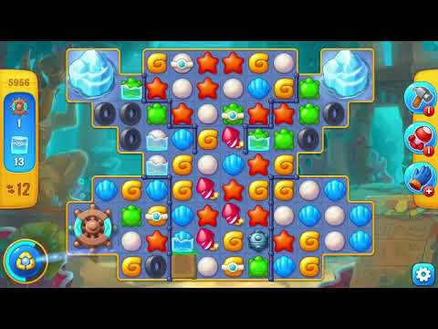 [FISHDOM Walkthrough] Level 5956 Hard (Qua màn - Fishdom)