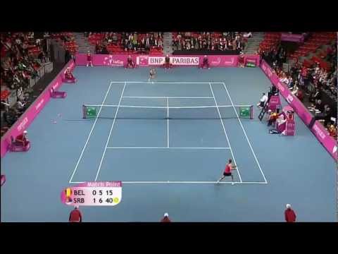 Fed Cup Highlights: Belgium 2-3 Serbia