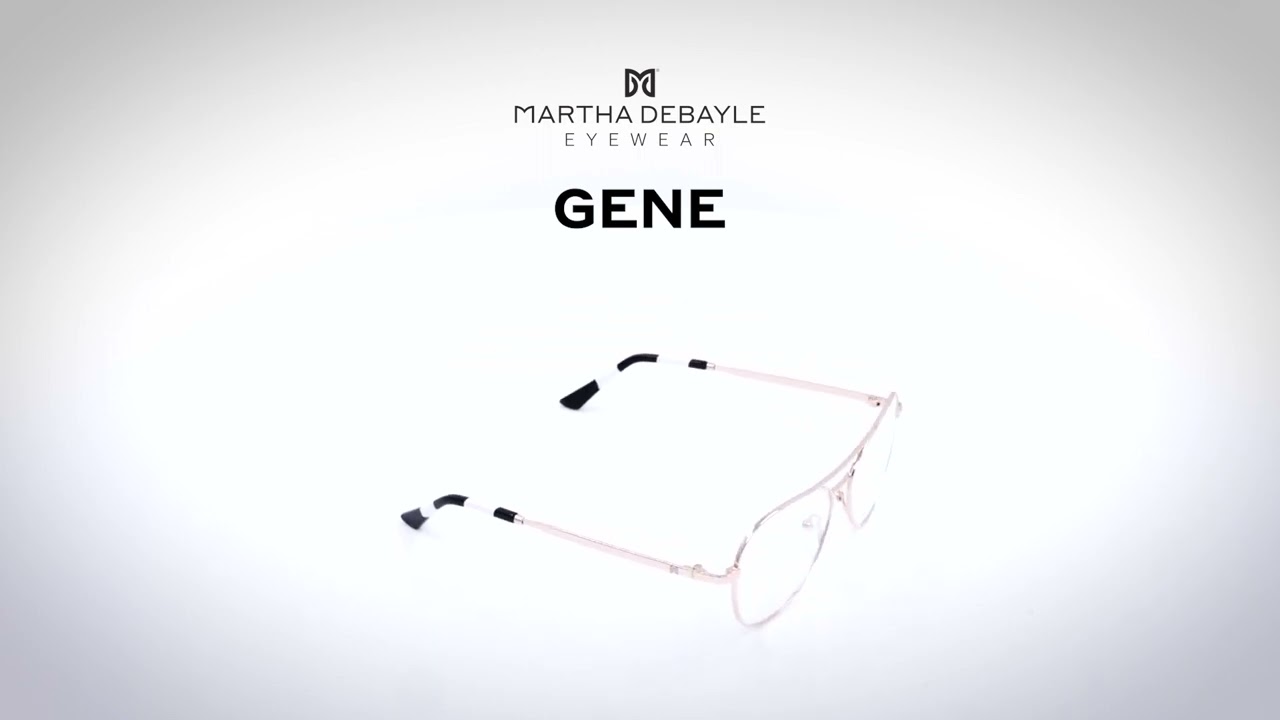 LENTE OFTÁLMICO MARTHA DEBAYLE GENE DORADO
