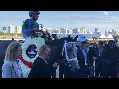Colonel Liam repeats in 2022 Pegasus World Cup Turf