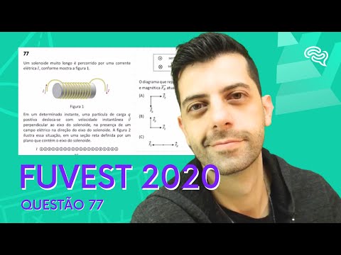 FUVEST 2020 - Q77 - Um solenóide muito longo é percorrido por uma corrente elétrica