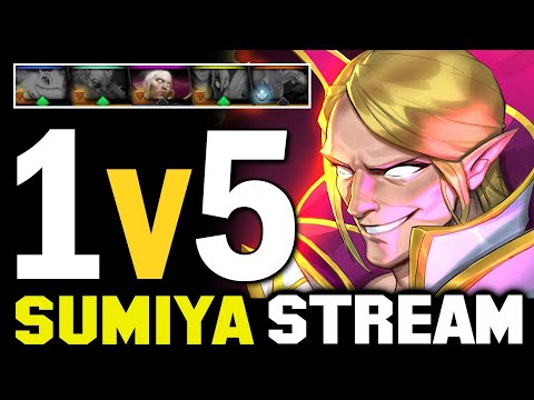 A BRAVE 1 v 5 Fight by Invoker | Sumiya Invoker Stream Moment #2000