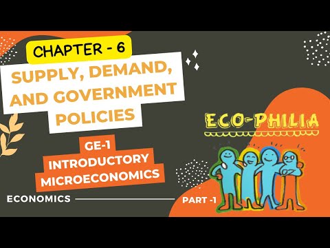 CH 6 | SUPPLY, DEMAND, AND GOVERNMENT POLICIES | PART 1 | INTRO, PRICE-CEILING & RENT CONTROL |