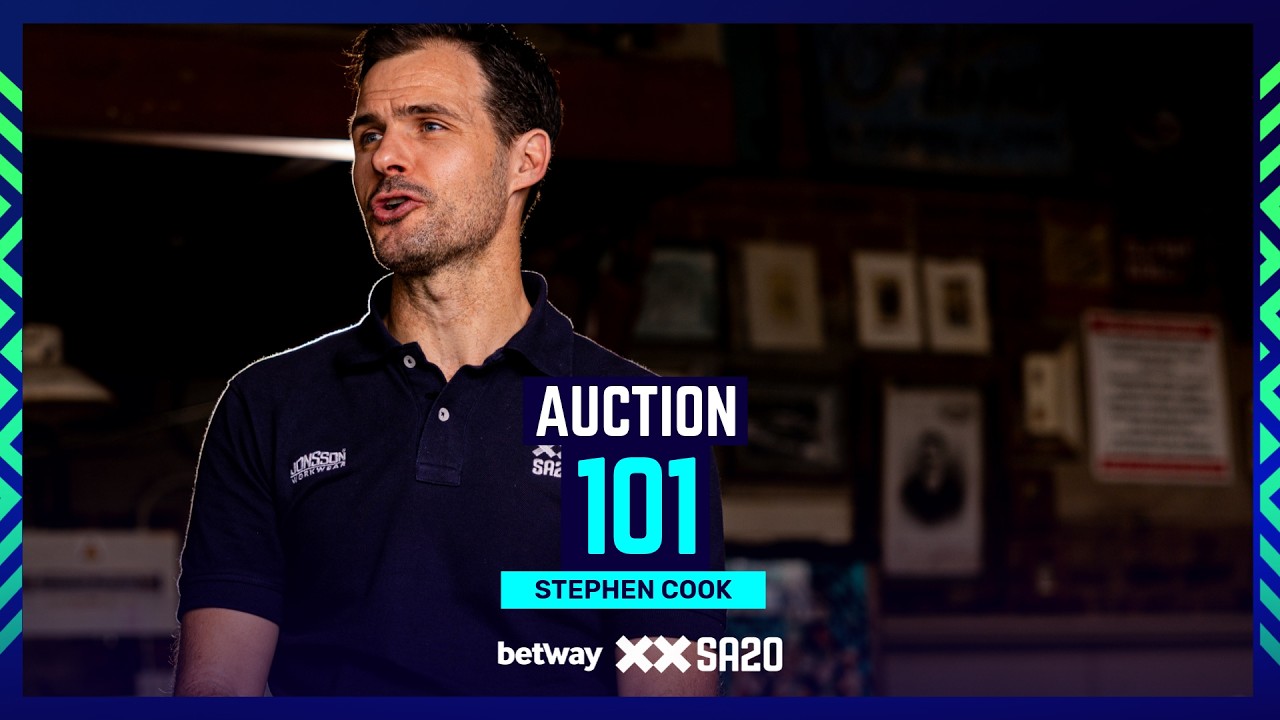 Betway SA20 Head of Cricket Operations: Stephen Cook on the Auction