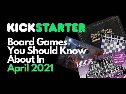 Kickstarter Board Games You Should Know About April 2021