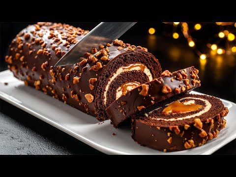 Mars-cake roll that melts in your mouth! Simple and delicious!