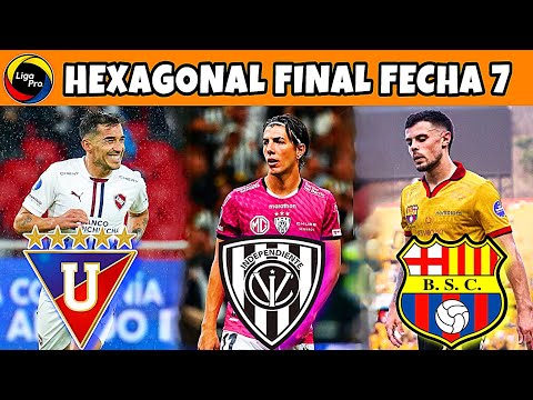 Calendar MATCHDAY 7 of the Final Hexagonal of the LigaPro 2025 / Ecuadorian Championship 2025