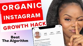 HOW TO GROW YOUR INSTAGRAM ORGANICALLY / BEAT THE IG ALGORITHM