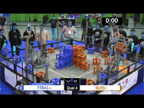 2015 VEXU Q4 - TTBA1 vs BLRS - 42 to 19-Division Div-VEX U-VEX Worlds 2015