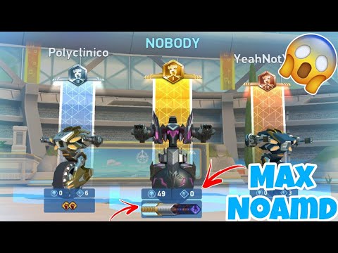 NOMAD WITH EMBER GUN 12😍|MAX NOMAD|MECH ARENA