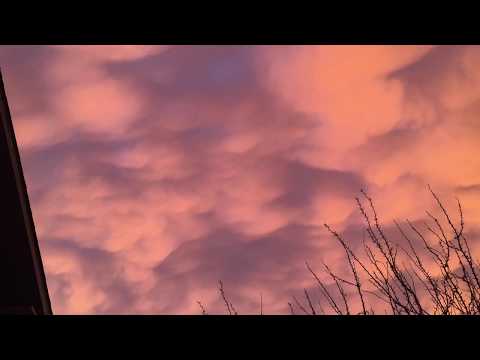 Casper Spring Storm Makes Sunset Look Like a Masterpiece Painting [TIME-LAPSE]