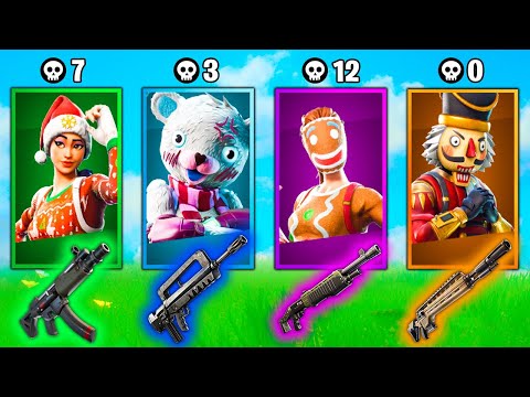 GARA DI KILL CON LA RANDOM SKIN CHALLENGE! - FORTNITE
