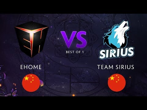 EHOME vs Sirius | The International