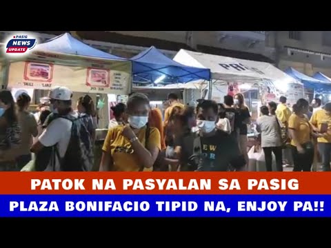 CHRISTMAS BAZAAR SA PLAZA BONIFACIO DINARAYO NG MGA TAO