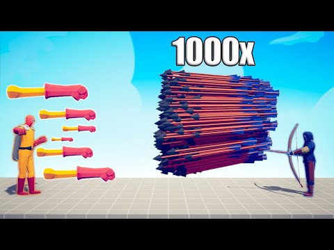 1000x OVERPOWERED ARCHER 1 vs 1 TOURNAMENT - TABS | Totally Accurate Battle Simulator 2023