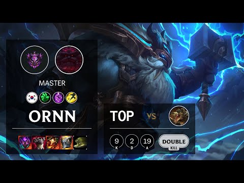 Ornn Top vs Renekton - KR Master Patch 10.21