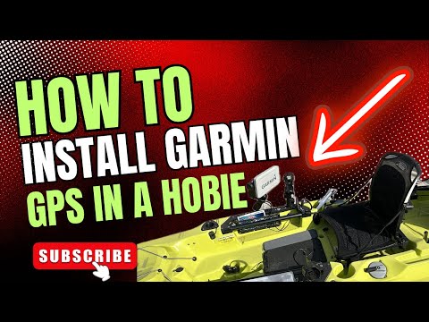 How to Install a GPS & Transducer in a Hobie Kayak - Garmin Install