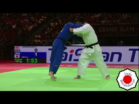 Judo Mens U100 - Varlam Liparteliani vs. Kentaro Iida - Grand Slam Hungary 2022