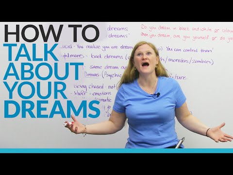 如何用英語談論DREAMS (How to talk about DREAMS in English)