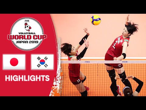Волейбол JAPAN vs. KOREA — Highlights | Women's Volleyball World Cup 2019