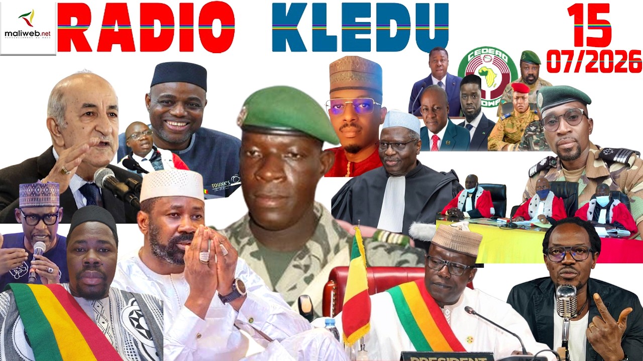 La Revue de Presse de la RADIO KLEDU du 15 Juillet 2026