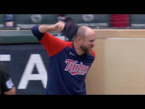 Out at the Plate overturned by Replay Baldelli Ejected