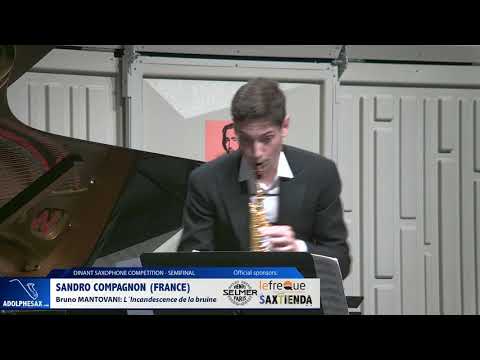 Sandro Compagnon (France) - L´Incandescence de la bruine by Bruno Mantovani (Dinant 2019)