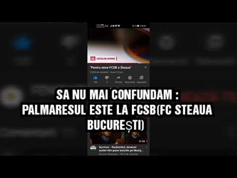#FC STEAUA BUCUREȘTI#Un like și un dislike FCSB ESTE ÎN CONTINUARE ECHIPA DE FOTBAL STEAUA BUCURESTI