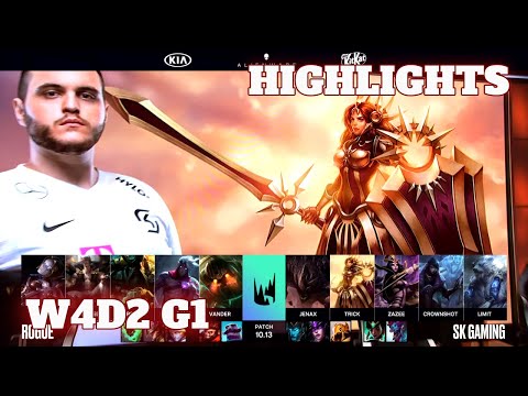 (Highlights) Rogue vs SK Gaming | Week 4 Day 2 S10 LEC Summer 2020 | RGE vs SK W4D2