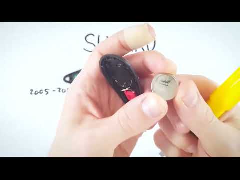 Reemplazo de la batería del llavero del Subaru Forester (2005 - 2013)