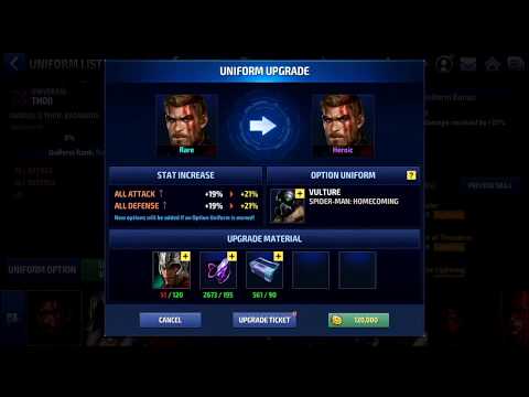Marvel Future Fight: GETTING THOR'S RAGNAROK UNIFORM TO MYTHIC