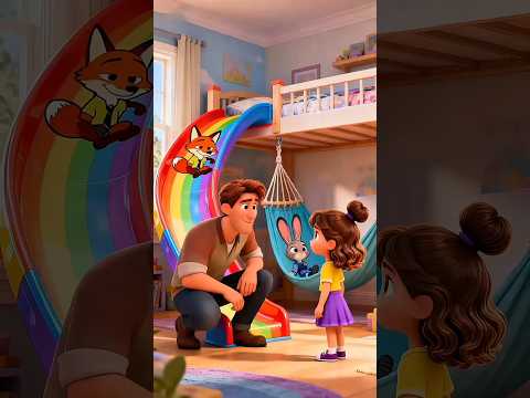 🛝🏡 The Favorite Slide on the Bed #shorts