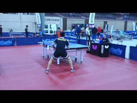 One of the funniest shots at 2016 Arnold Table Tennis Challenge