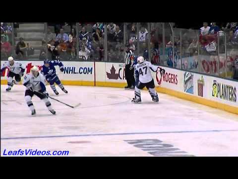 Lightning @ Maple Leafs - Dion Phaneuf Scores - 110314