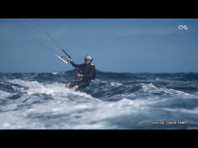 165km Kitesurf: Swiss national makes historic Taiwan Strait crossing