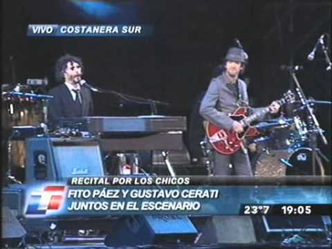 Fito Paez y Gustavo Cerati - Crimen - Concierto Alas 2008