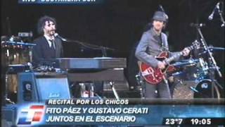 Fito Paez y Gustavo Cerati - Crimen - Concierto Alas 2008