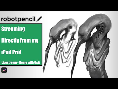 Robotpencil Stream 11 – Streaming direkt von meinem iPad Pro!