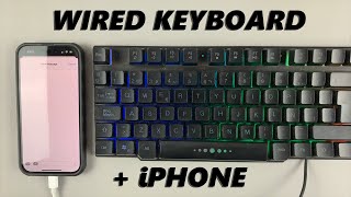 How To Connect Wired Keyboard To iPhone