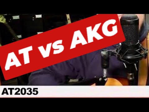 AudioTechnica VS AKG - AT2020, 2035, 2050, 4040 , AKG C214 - Condenser Mic-Comparison & Reaction🎤🐥
